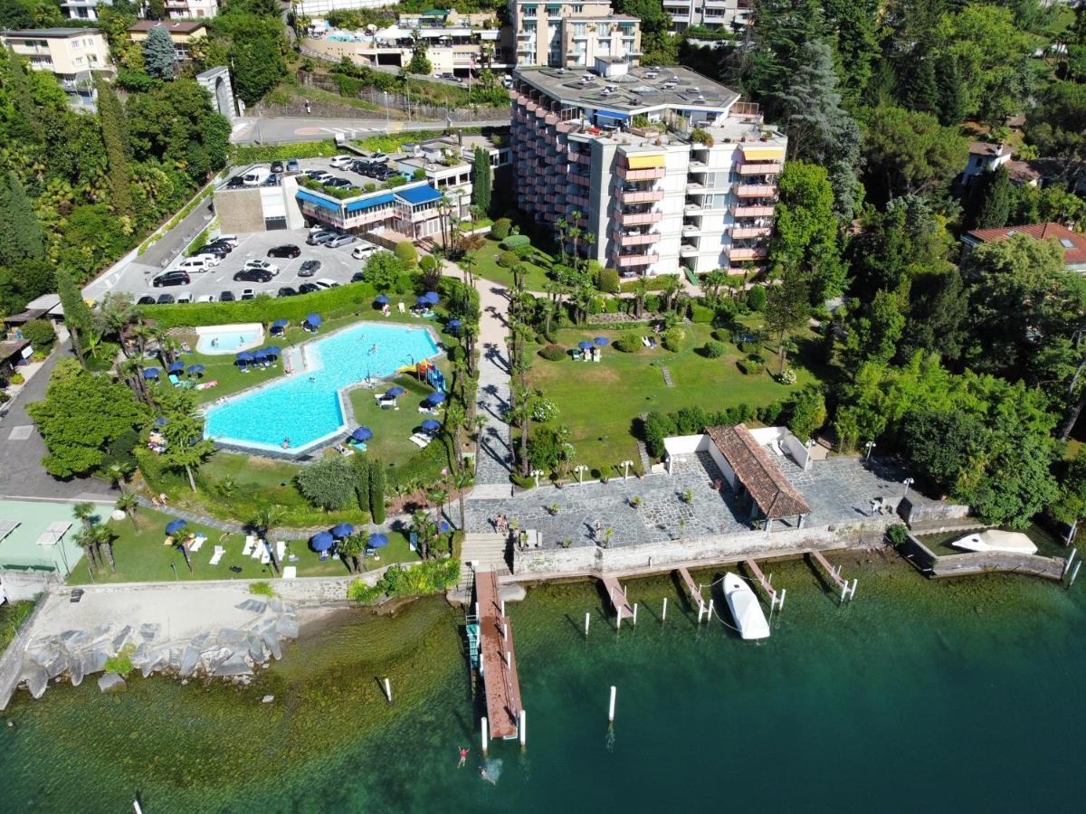 Relax-Lugano Lake Bissone Bagian luar foto