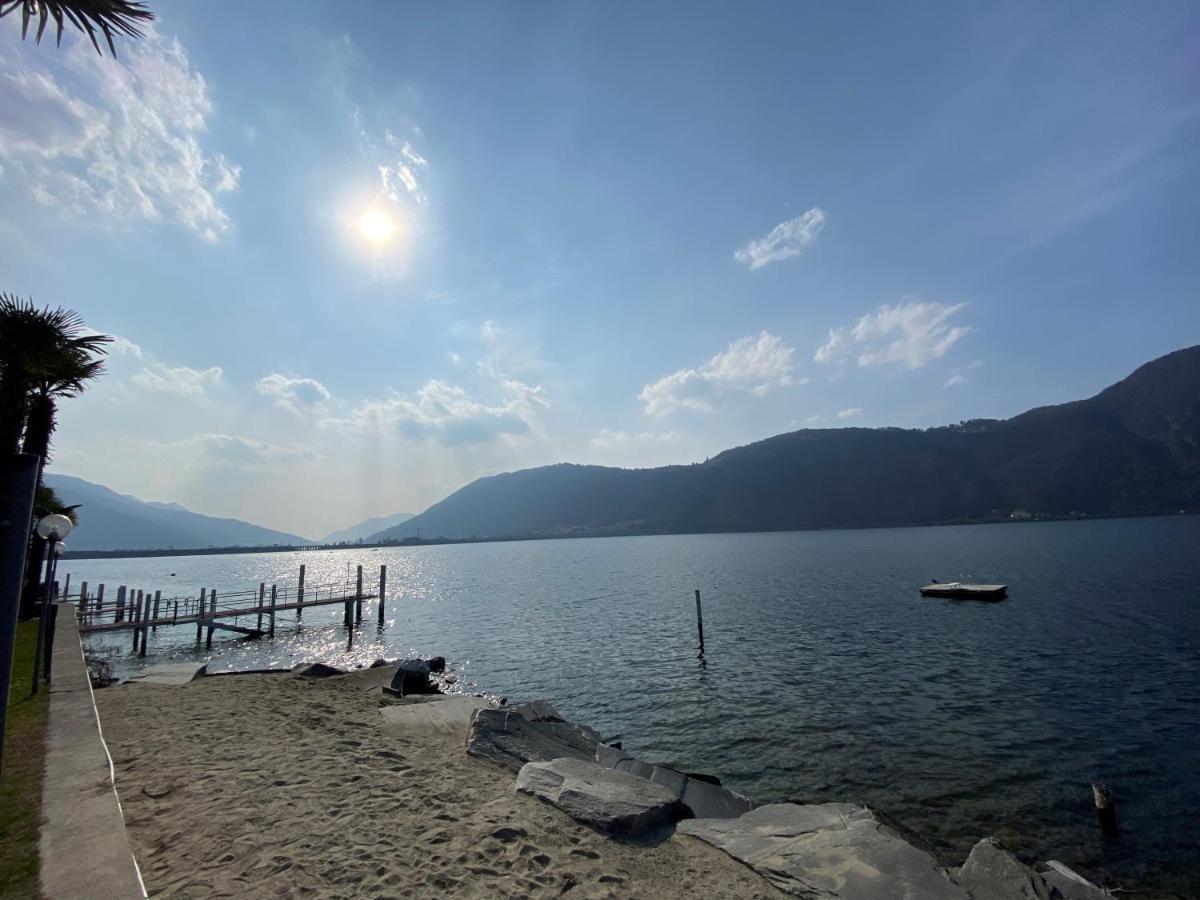 Relax-Lugano Lake Bissone Bagian luar foto