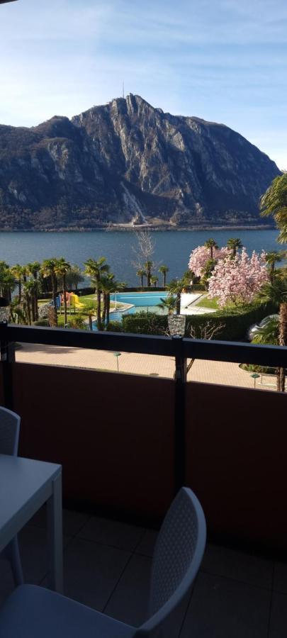 Relax-Lugano Lake Bissone Bagian luar foto