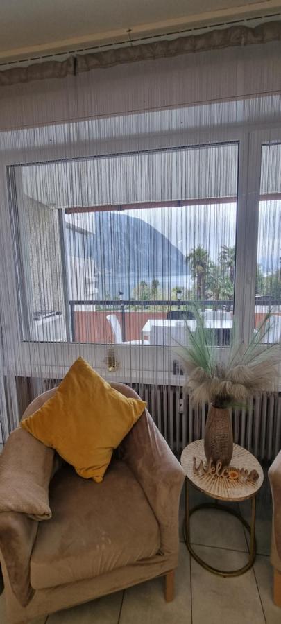 Relax-Lugano Lake Bissone Bagian luar foto