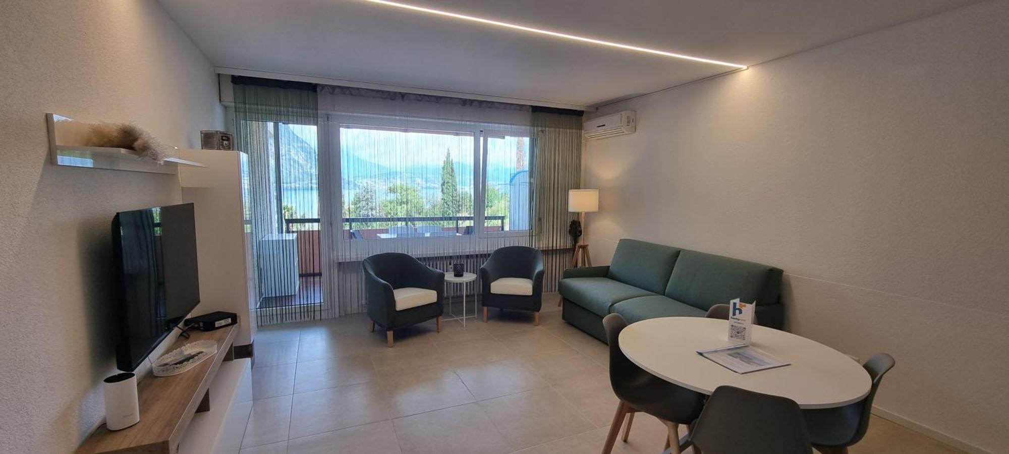 Relax-Lugano Lake Bissone Bagian luar foto